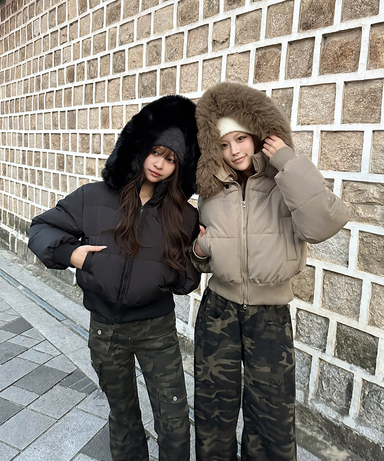 ショートファーダウン｜ダウン｜韓国ファッション通販 SONA