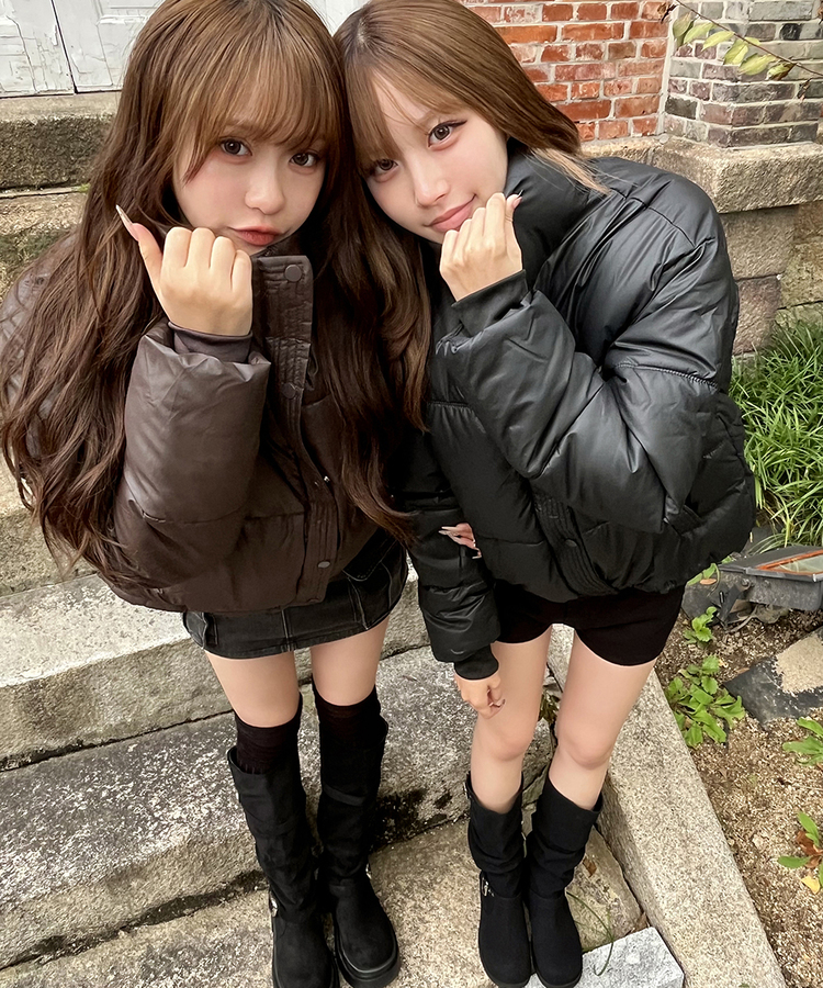 워싱 데님 미니 스커트 벨트세트 블랙