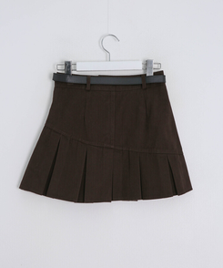 プリーツミニスカート