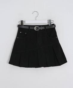 プリーツミニスカート