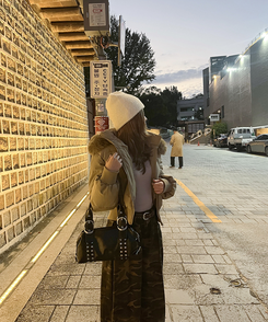데일리 스터드 벨트 브라운
