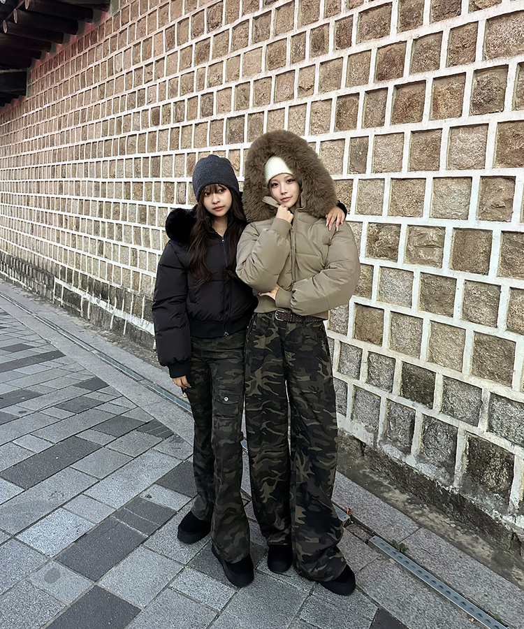 데일리 스터드 벨트 브라운