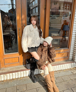 ニットニーハイソックス LIGHT BEIGE