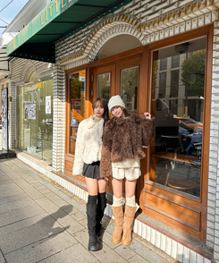 ニットニーハイソックス LIGHT BEIGE