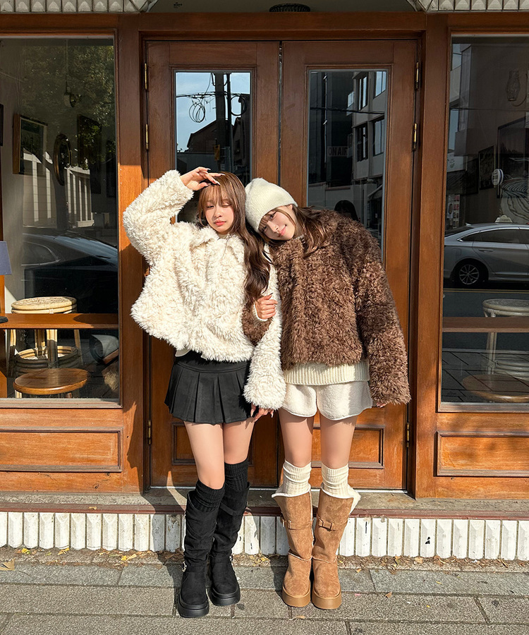 ニットニーハイソックス LIGHT BEIGE