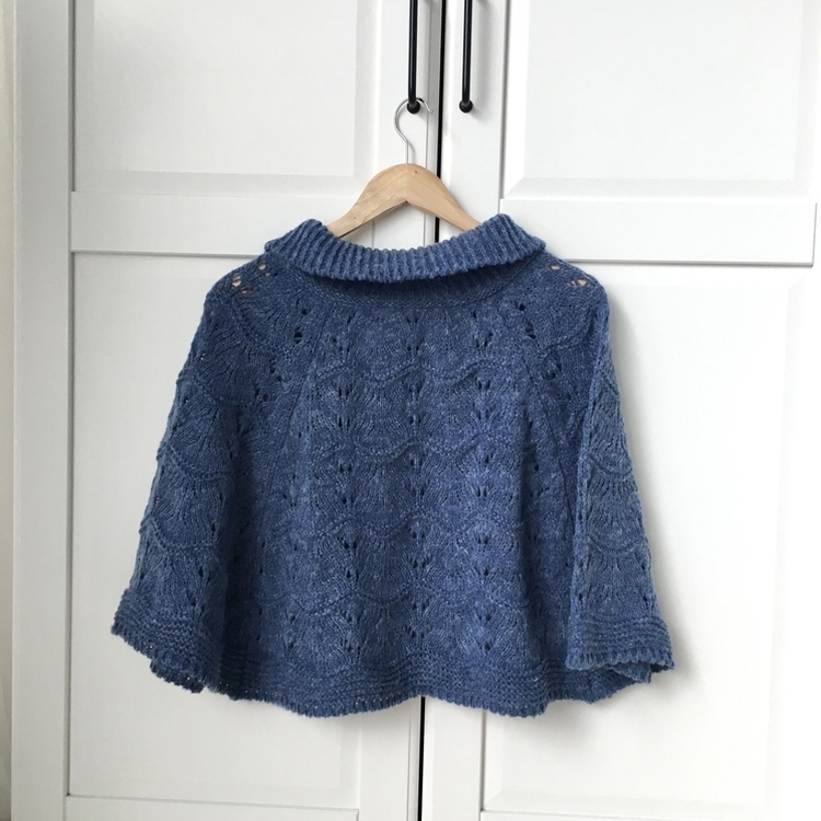 달빛천사 빈티지 대장 모리걸 우드버튼 판초 카라 케이프 망토