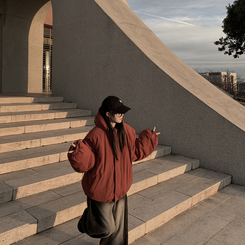 한파종결 패딩엔 후드가 필수 왕오버핏 푸퍼 후드 숏패딩 빅사이즈 벽돌