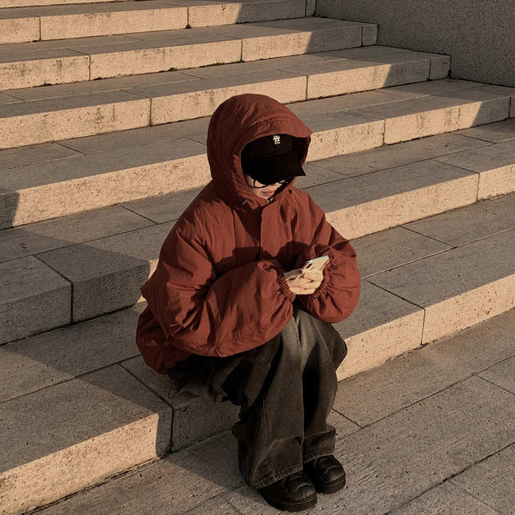 한파종결 패딩엔 후드가 필수 왕오버핏 푸퍼 후드 숏패딩 빅사이즈 벽돌