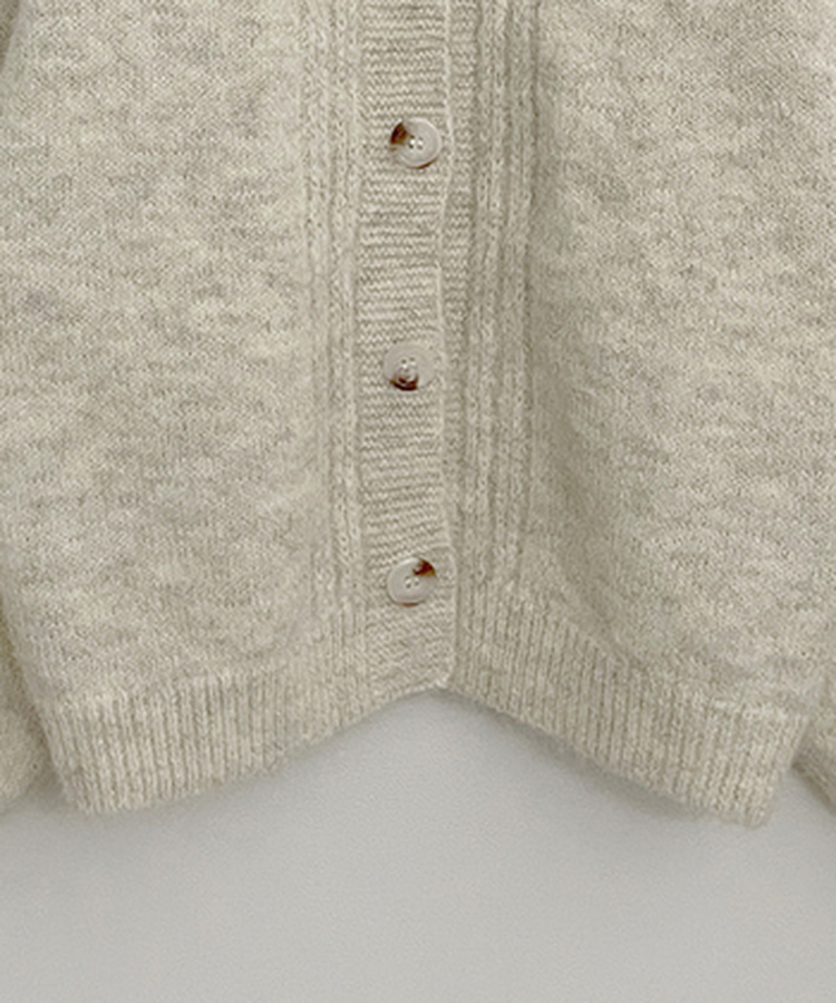 시그니처라운드벌룬루즈핏니트가디건