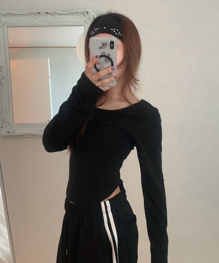 スタッドリブバンダナ BLACK