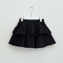 ティアードフリルコーデュロイスカート