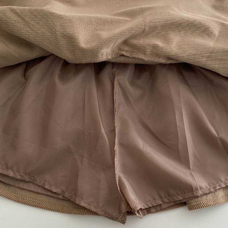 ティアードフリルコーデュロイスカート