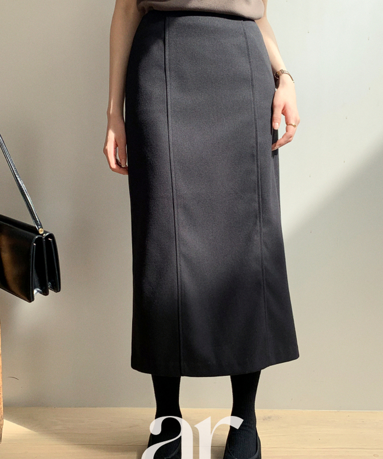 上品なゲストルック / 体型補整ライン♥) Hライン スリット