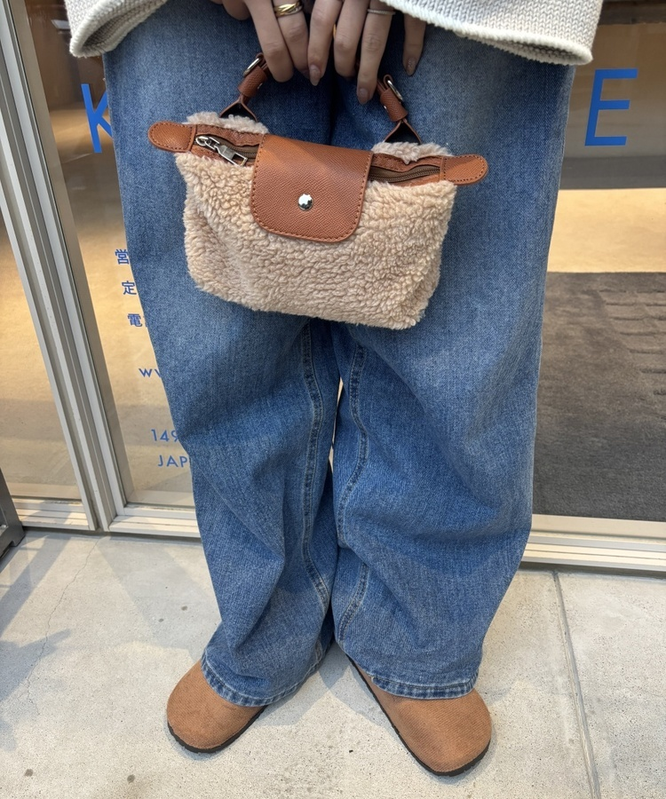 버클 스웨이드 블로퍼 브라운