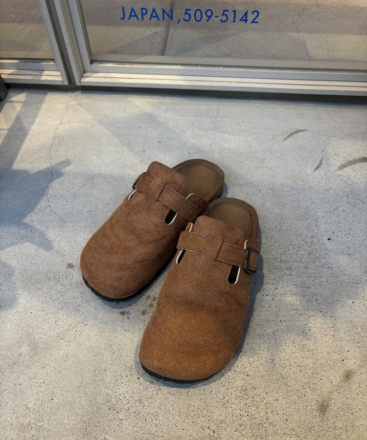 버클 스웨이드 블로퍼 브라운