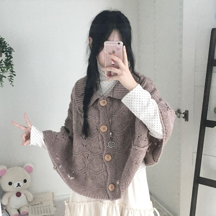 국내제작 완전 부드러운 낙낙핏 부들부들 도트 목폴라 긴팔 티셔츠 크림