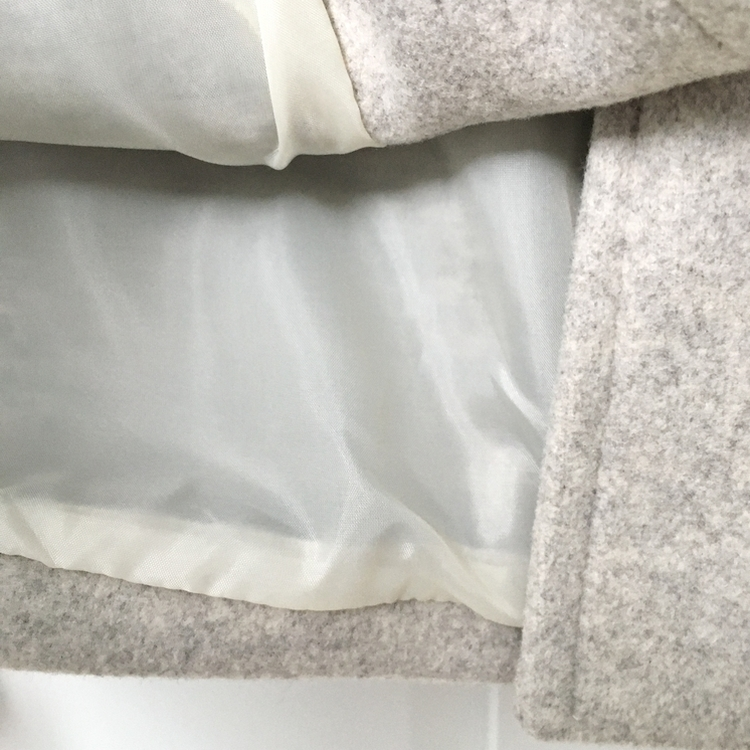 빈티지 모리걸 버튼 포켓 둥근카라 숏 코트 자켓 프레피