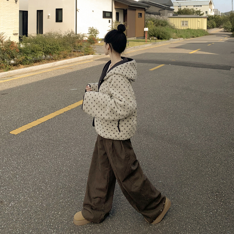 リバーシブルボアドットダウン BLACK