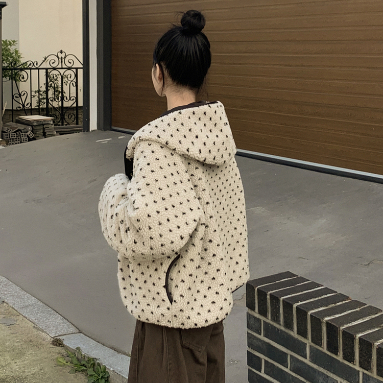 リバーシブルボアドットダウン BLACK