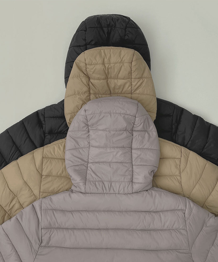 깔끔 군더더기 없는 경량 간절기 겨울 패딩