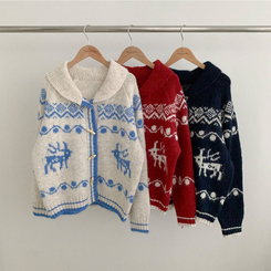 ノルディックニットカーディガン