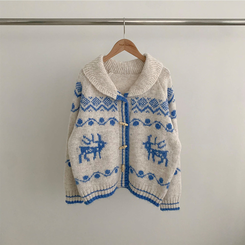 ノルディックニットカーディガン