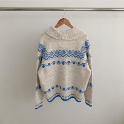 ノルディックニットカーディガン