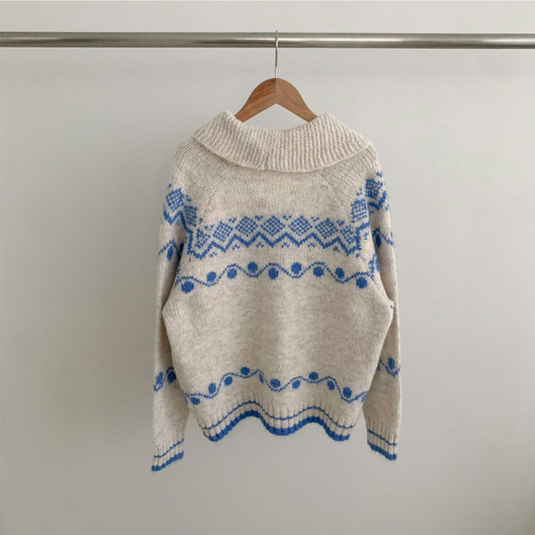 ノルディックニットカーディガン