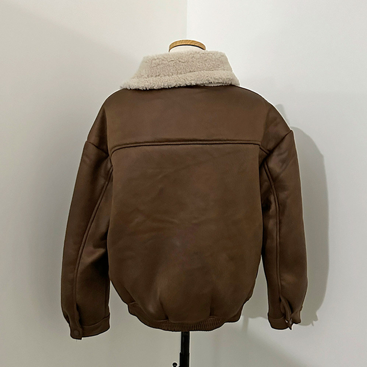 너트 뽀글이 덤블 무스탕 점퍼