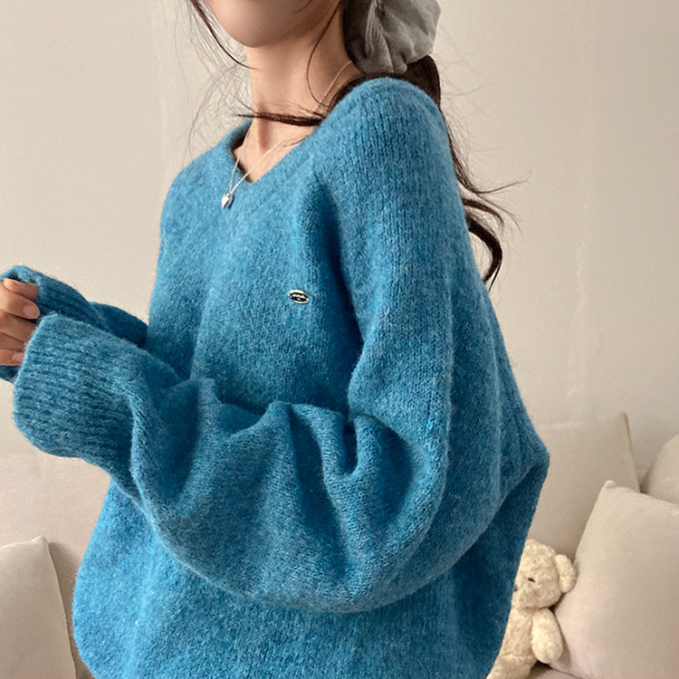 クレパスアルパカモヘアウールニット(6color)｜ニット｜韓国