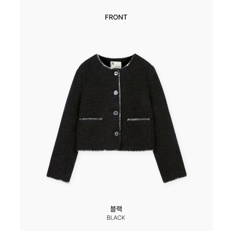 ステッチツイードジャケット