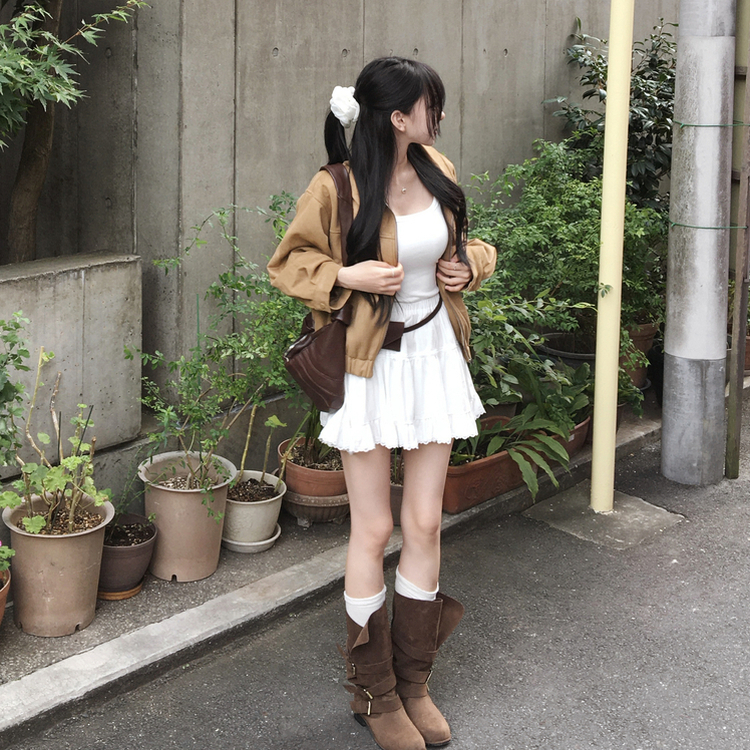 クロワッサンクロスバッグ BROWN