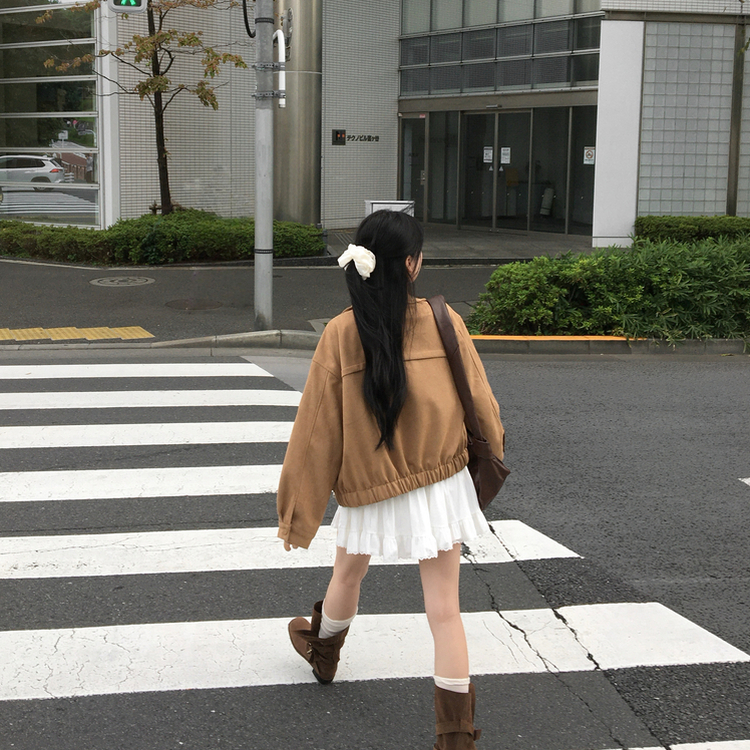 クロワッサンクロスバッグ BROWN