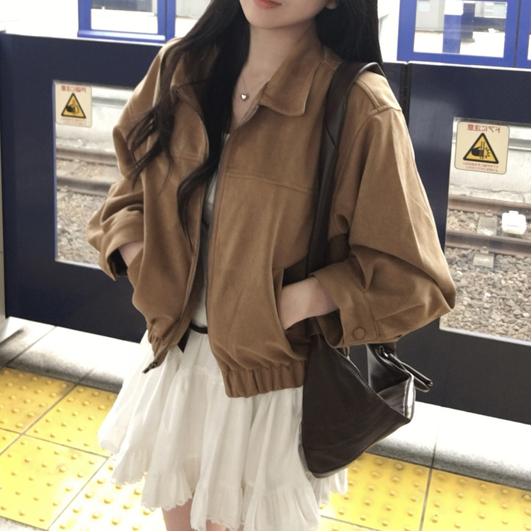 クロワッサンクロスバッグ BROWN