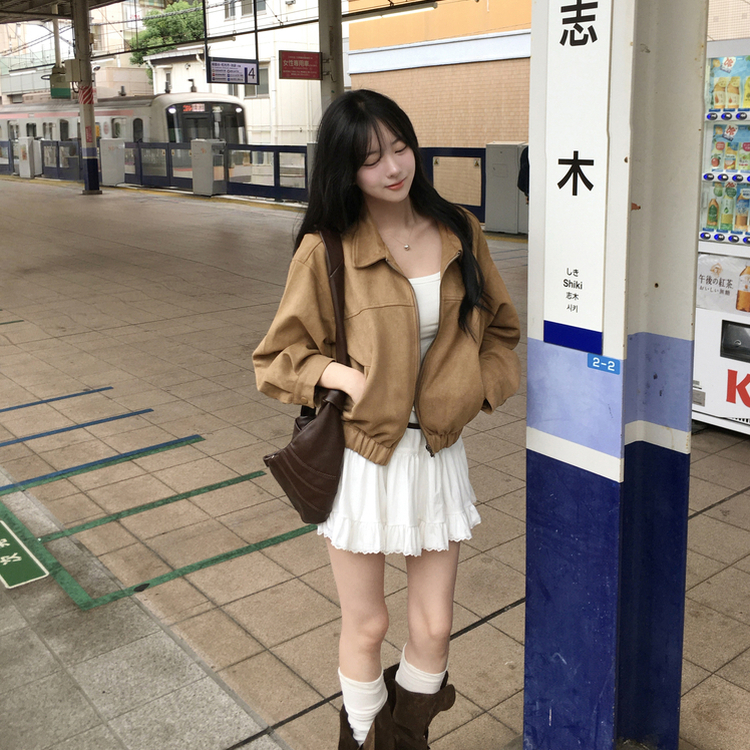 クロワッサンクロスバッグ BROWN