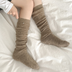 ニットウォーマーロングソックス(6color) BEIGE