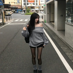 ボアバンディングハイウエストショートパンツ BLACK