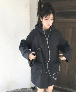 BUNON ハーフコート 刺繍とキルティングと、 ：BUNON | SUNNY CLOUDY RAINY（サニー