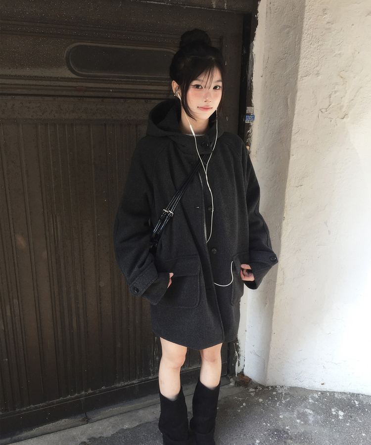 BUNON ハーフコート 刺繍とキルティングと、 ：BUNON | SUNNY CLOUDY RAINY（サニー