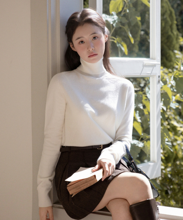 5カラー／華奢見えシルエット／毎日使えるベーシック）ホール