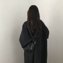 プレミアムハンドメイドウールコート CHARCOAL