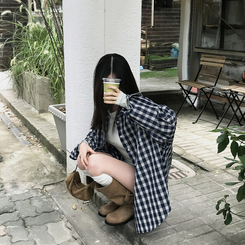 2WAYムードフローバイカーブーツ BEIGE