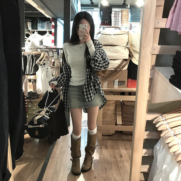 2WAYムードフローバイカーブーツ BEIGE