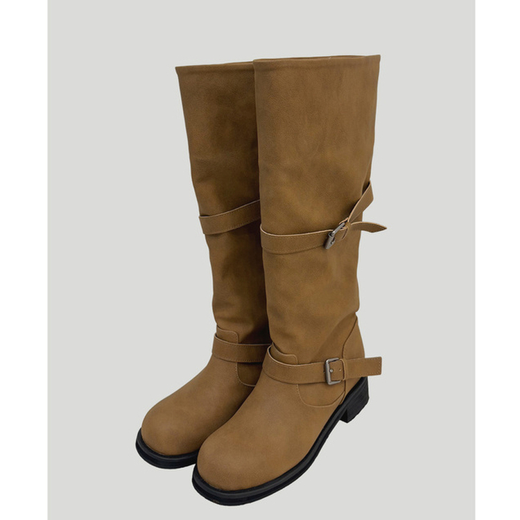 2WAYムードフローバイカーブーツ