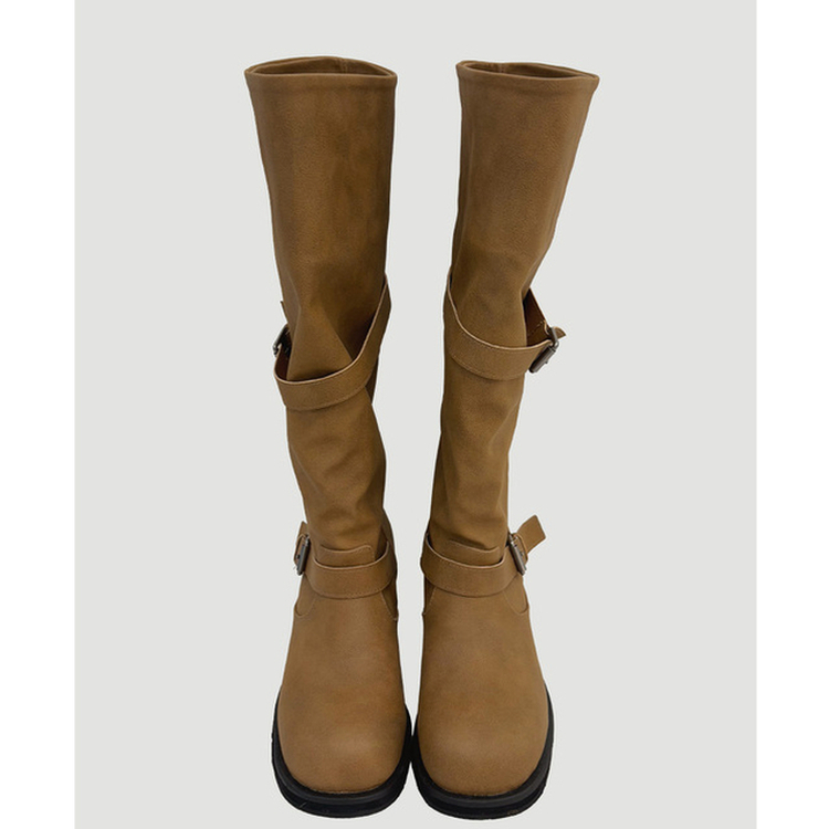 2WAYムードフローバイカーブーツ