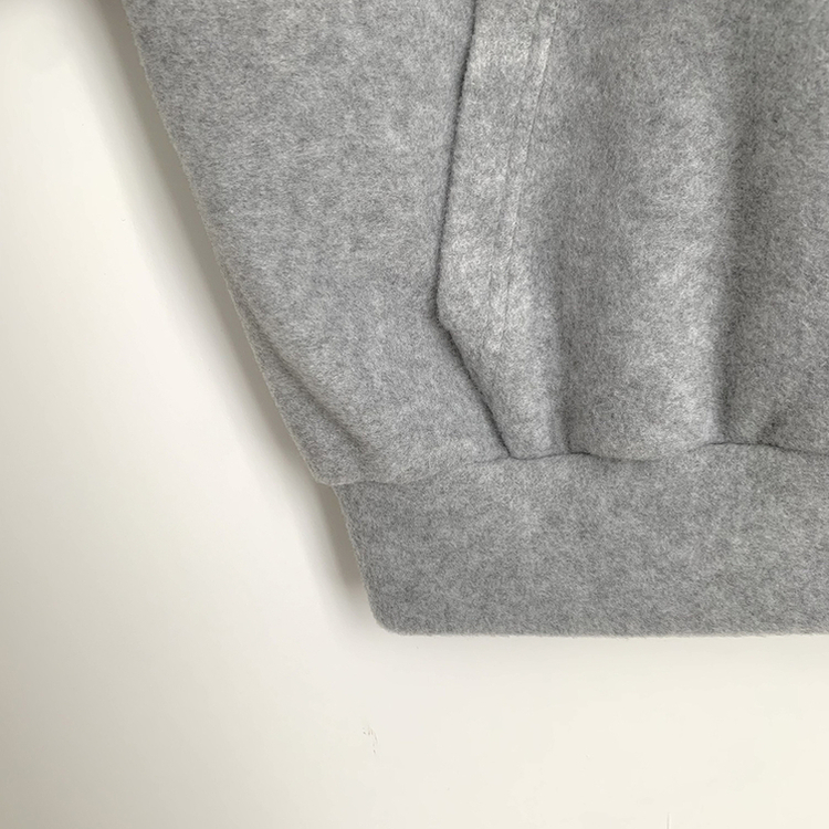 양면 후리스 펜던트 와펜 포인트 트랙 두줄 하이넥 카라 투웨이 오버핏 집업