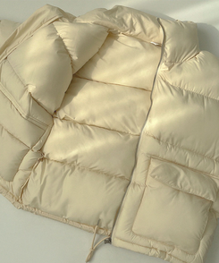 하이넥 빅포켓 고퀄리티 루즈 커플 도톰 패딩