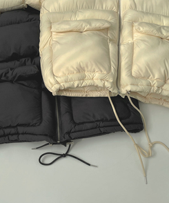 하이넥 빅포켓 고퀄리티 루즈 커플 도톰 패딩