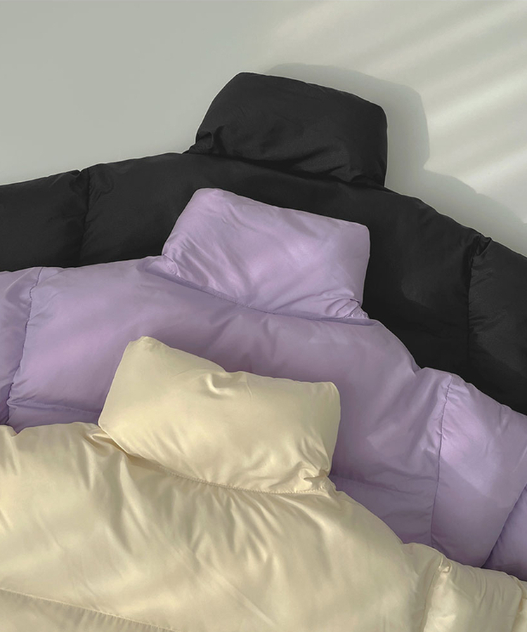 하이넥 빅포켓 고퀄리티 루즈 커플 도톰 패딩