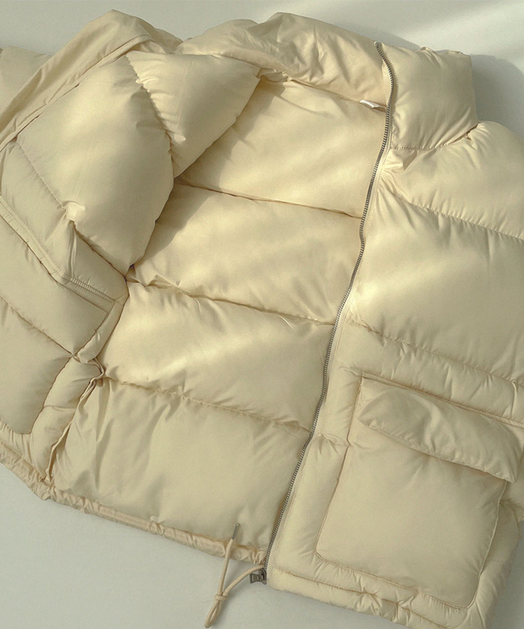 하이넥 빅포켓 고퀄리티 루즈 커플 도톰 패딩